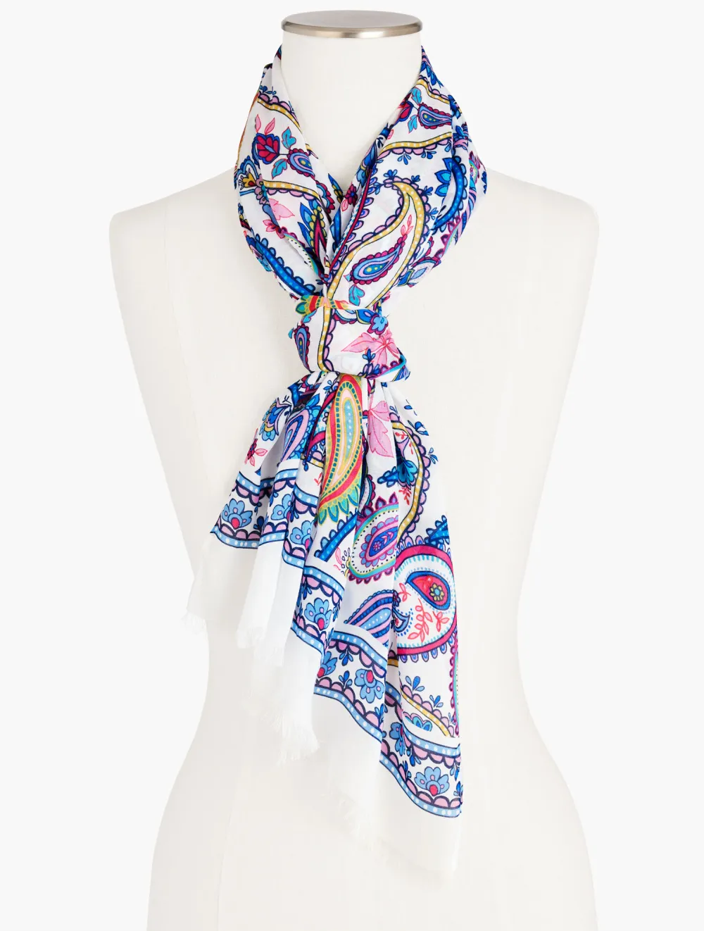 Blossom Paisley Oblong Scarf