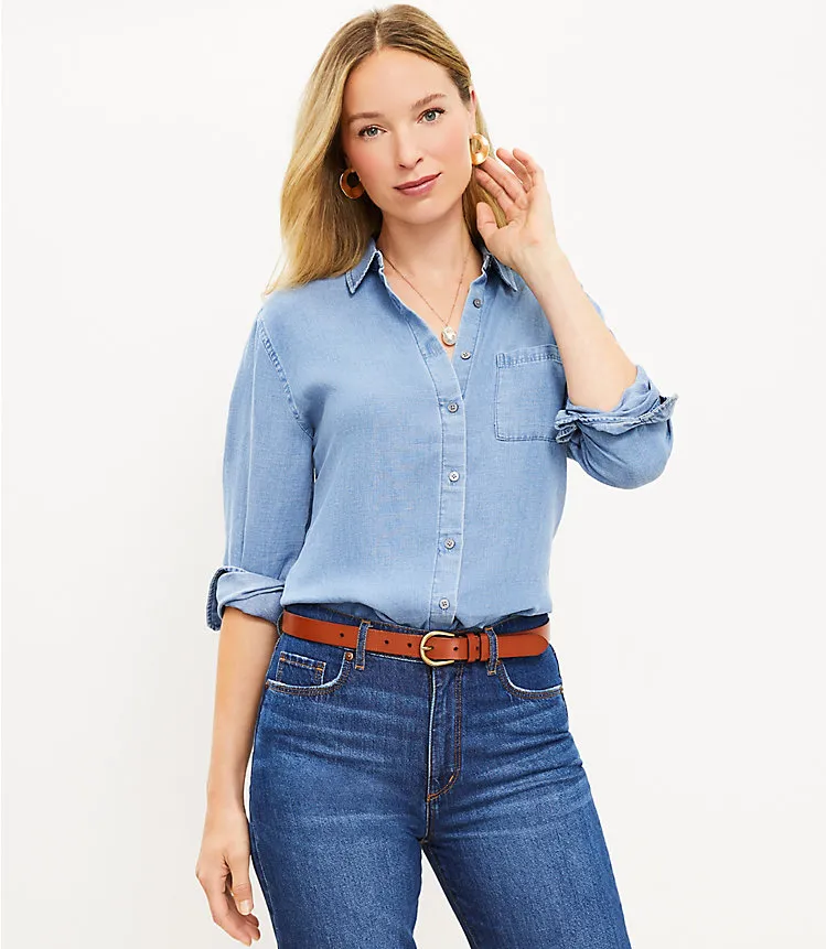 Chambray Relaxed Shirt