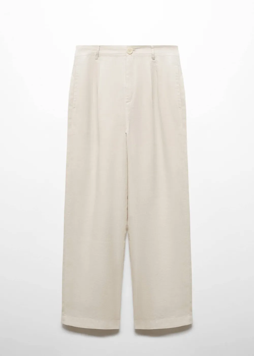 100% linen wideleg pants