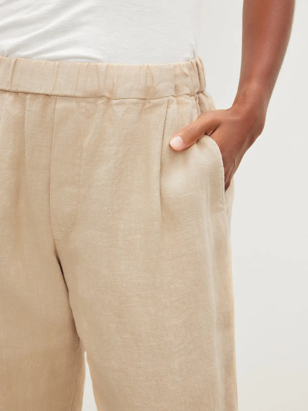 Jessie Heavy Linen Pant