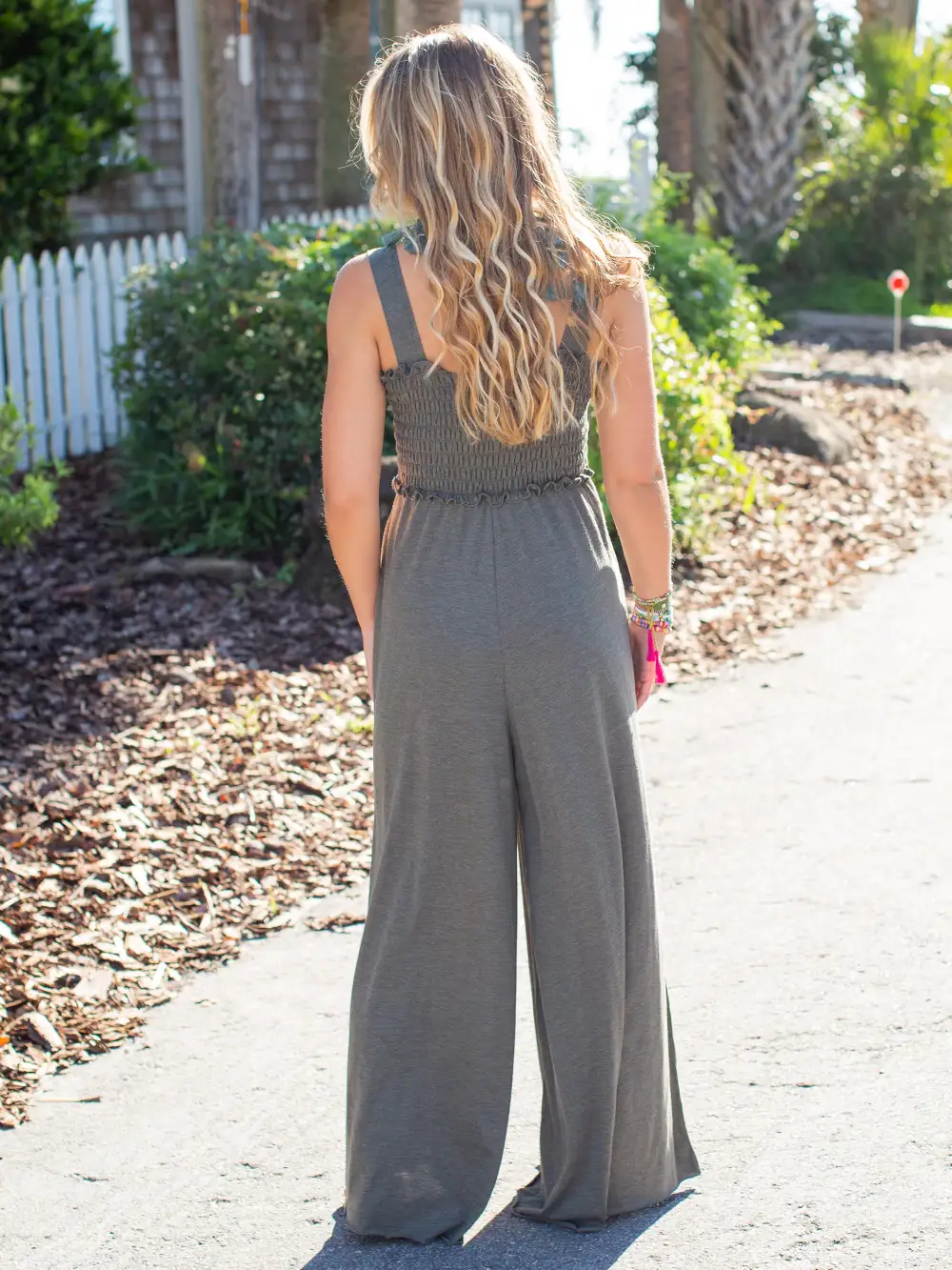 Harper Knit Jumpsuit - Sage