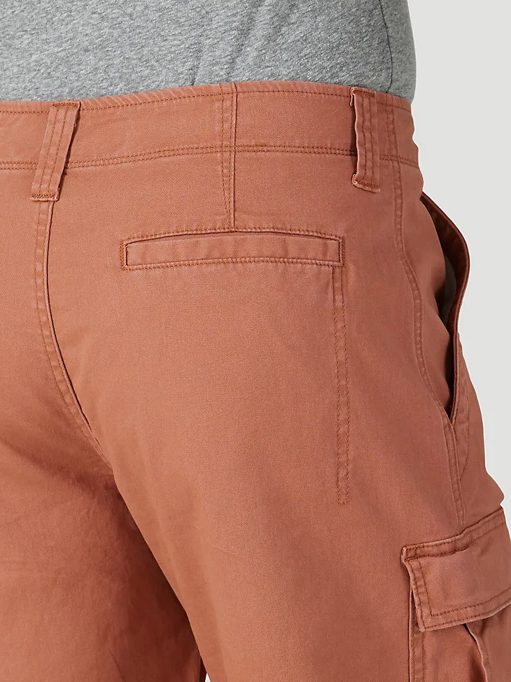 MEN'S WRANGLER AUTHENTICS® STRETCH CARGO SHORT IN GRAIN