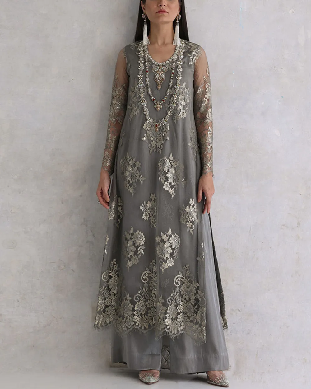 Vintage embroidered kaftan