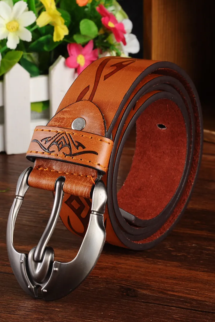 Men'S Western Retro Casual Belt