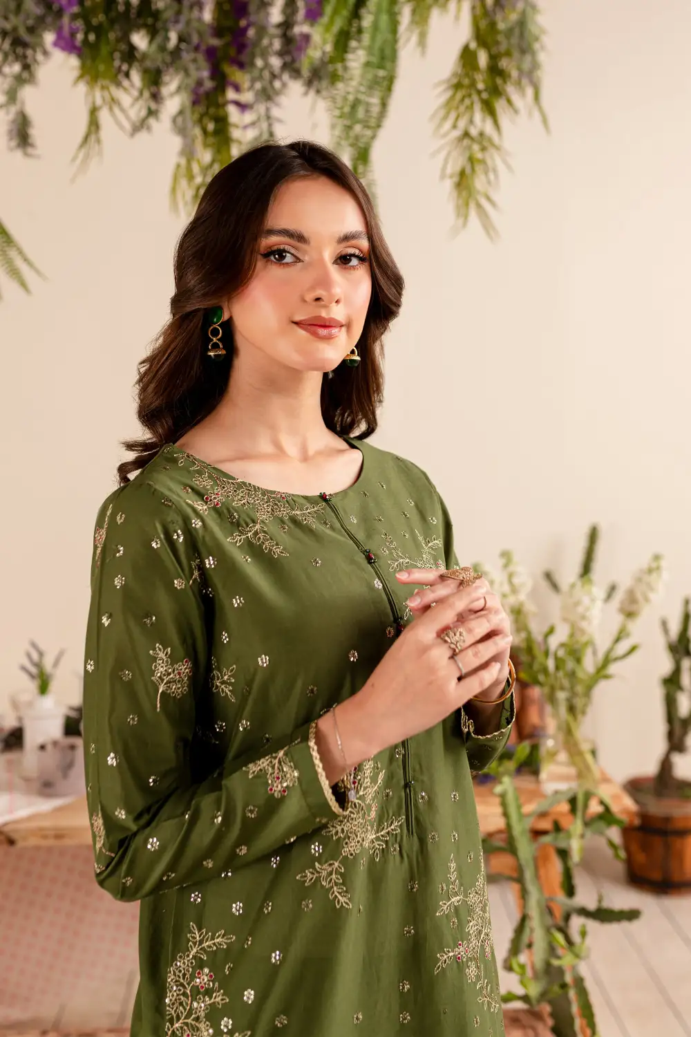 Bertha 2Pc - Embroidered Lawn Dress