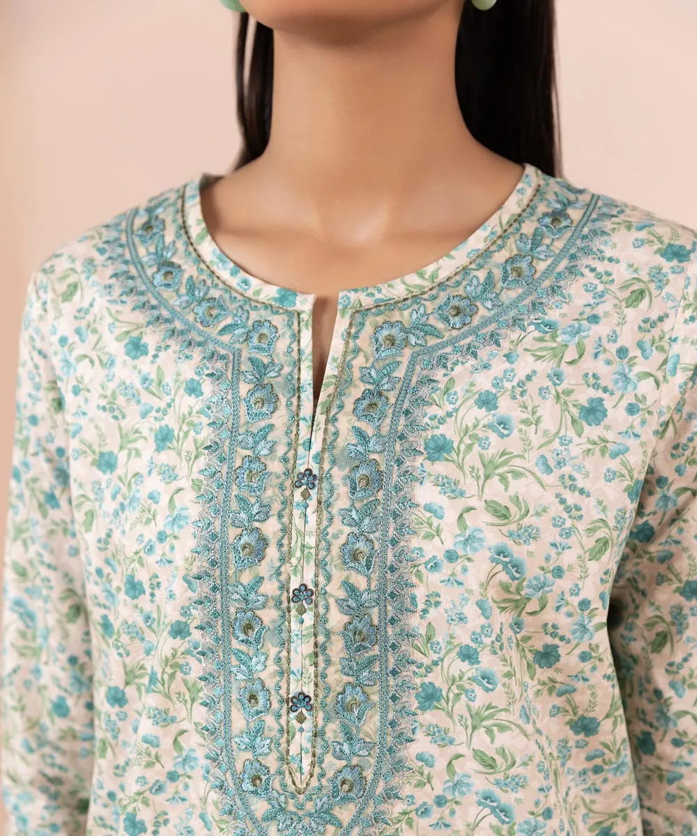 2 Piece - Embroidered Lawn Suit