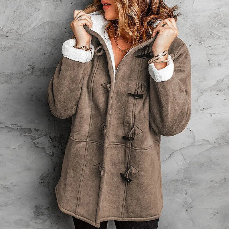 Solid Color Loose Long Sleeve Cardigan Coat