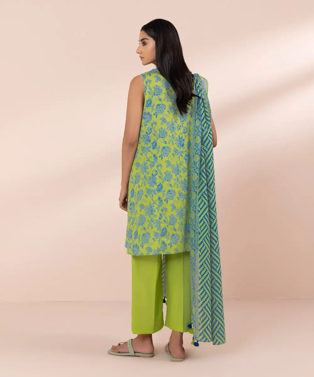 3 Piece - Printed Lawn Suit