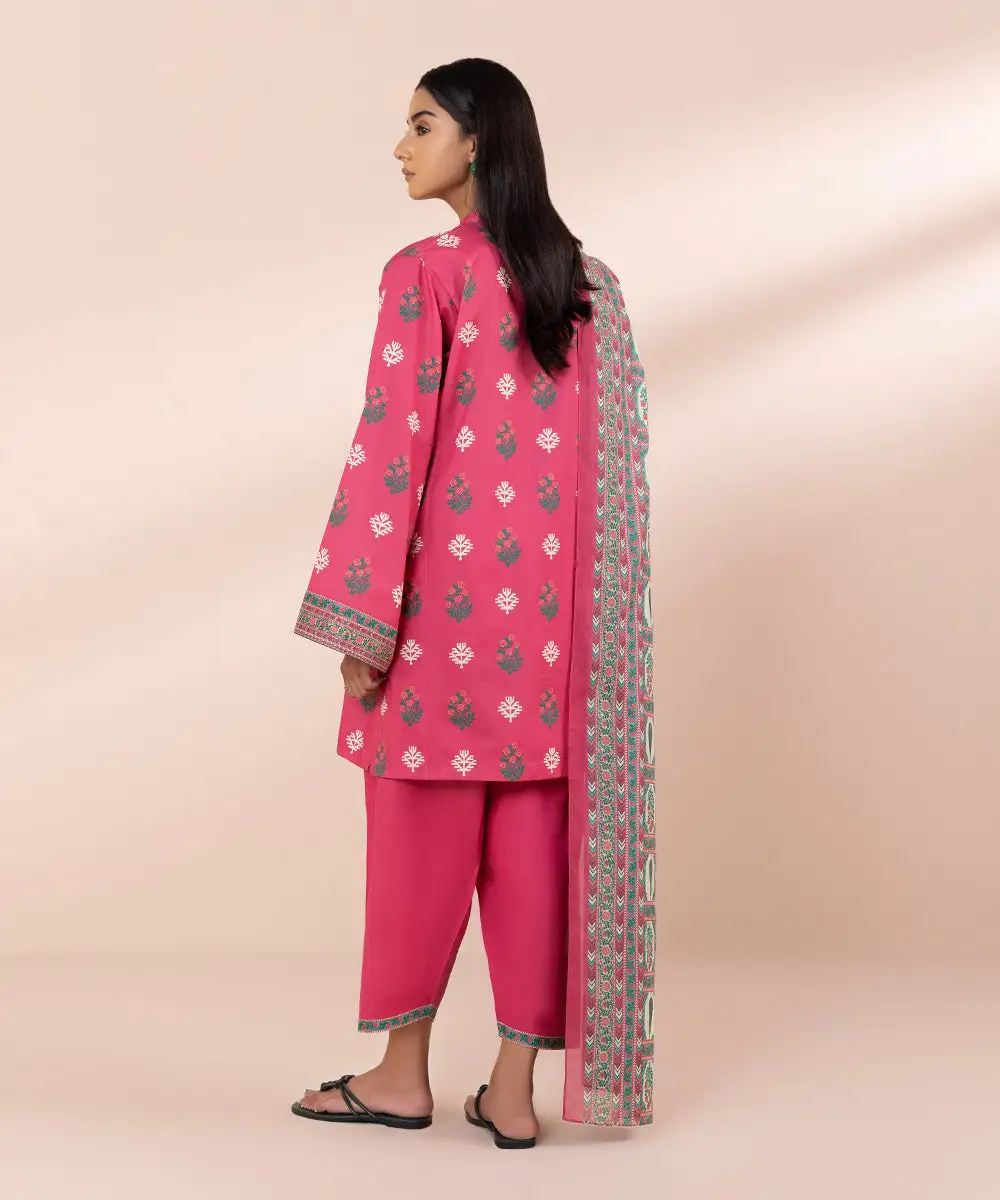 3 Piece - Printed Lawn Suit