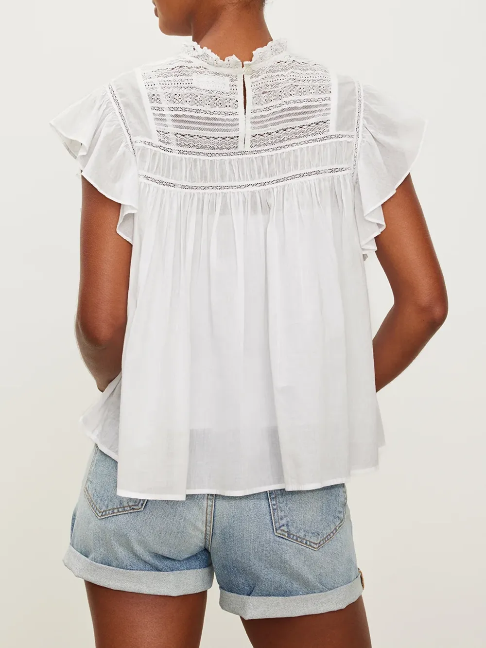 Inessa Cotton Lace Top