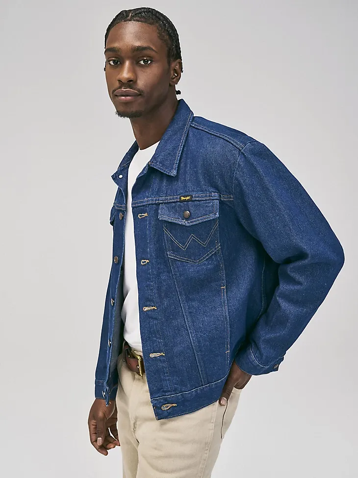 WRANGLER® COWBOY CUT® UNLINED DENIM JACKET IN PREWASHED DENIM