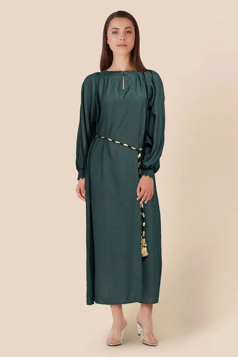 A Delicate Dress for all Seasons Color Green