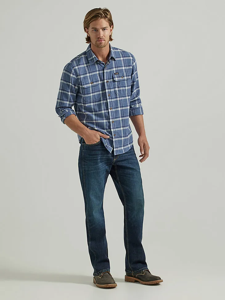 MEN'S COMFORT THAT WON'T QUIT  BOOTCUT JEAN IN DEEP DENIM