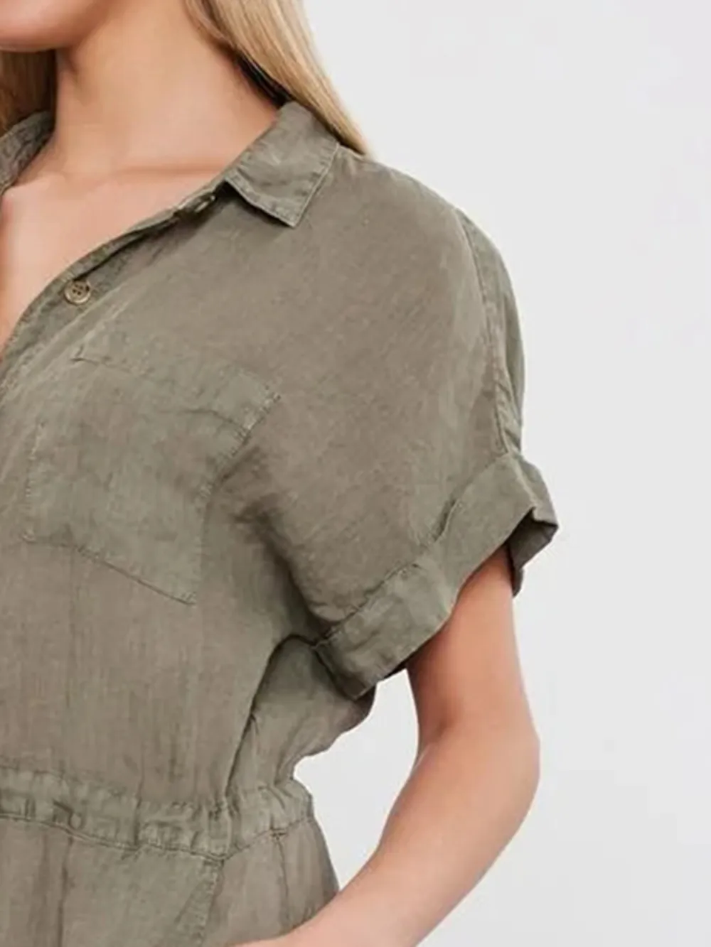 Clare Linen Romper