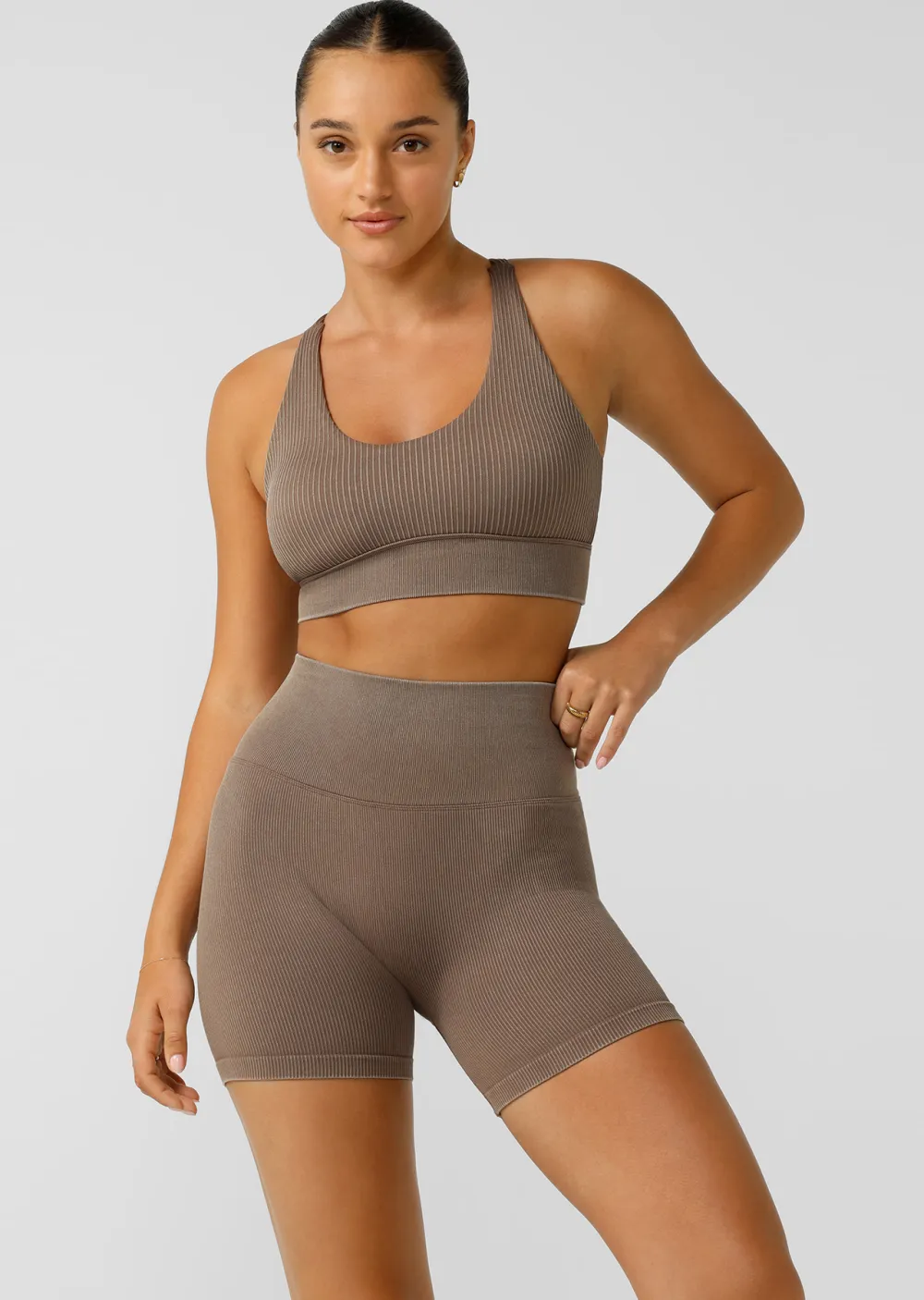 It Girl Wide Ribbed Seamless 12cm Bike Short