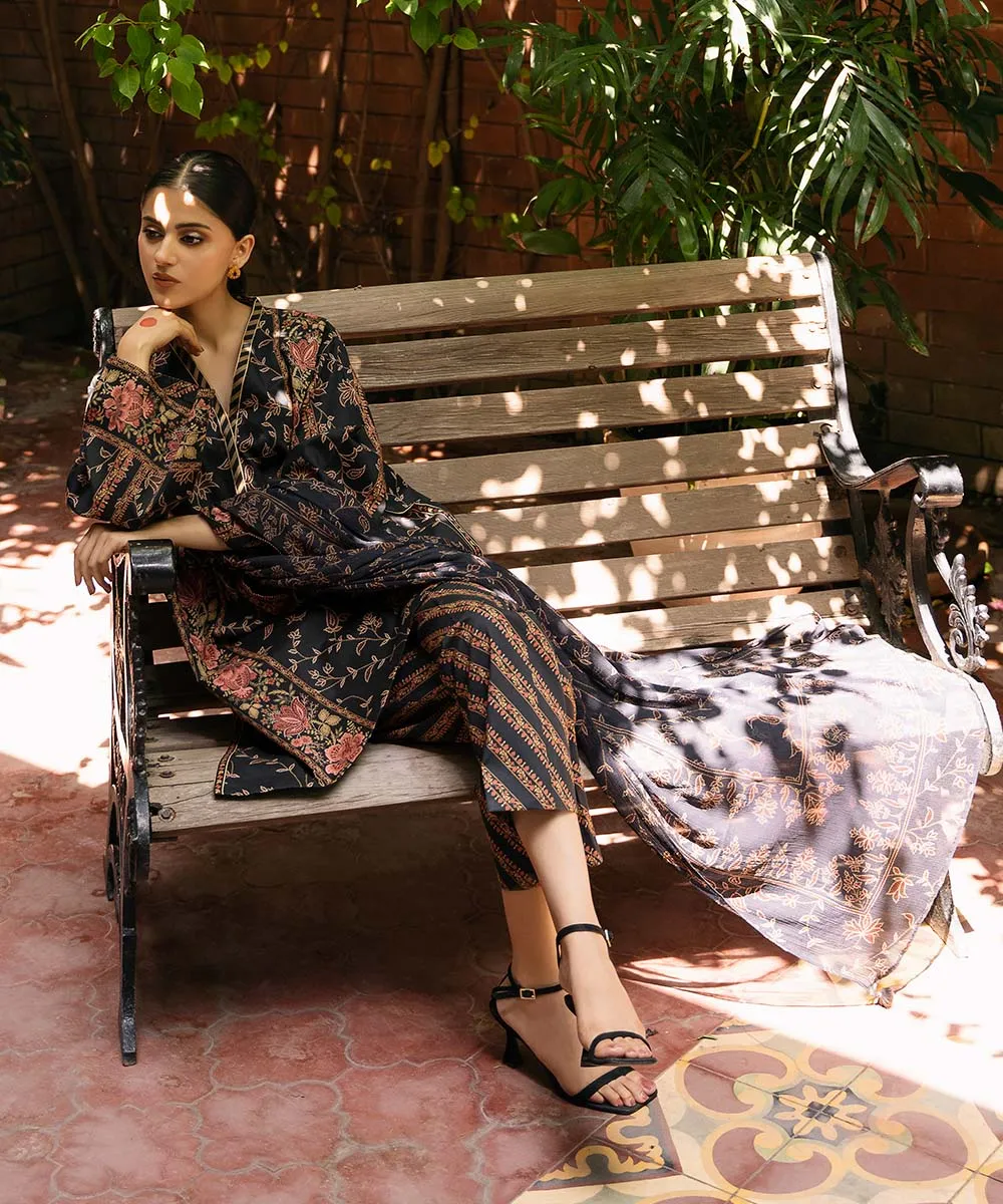 3 Piece - Printed Lawn Suit