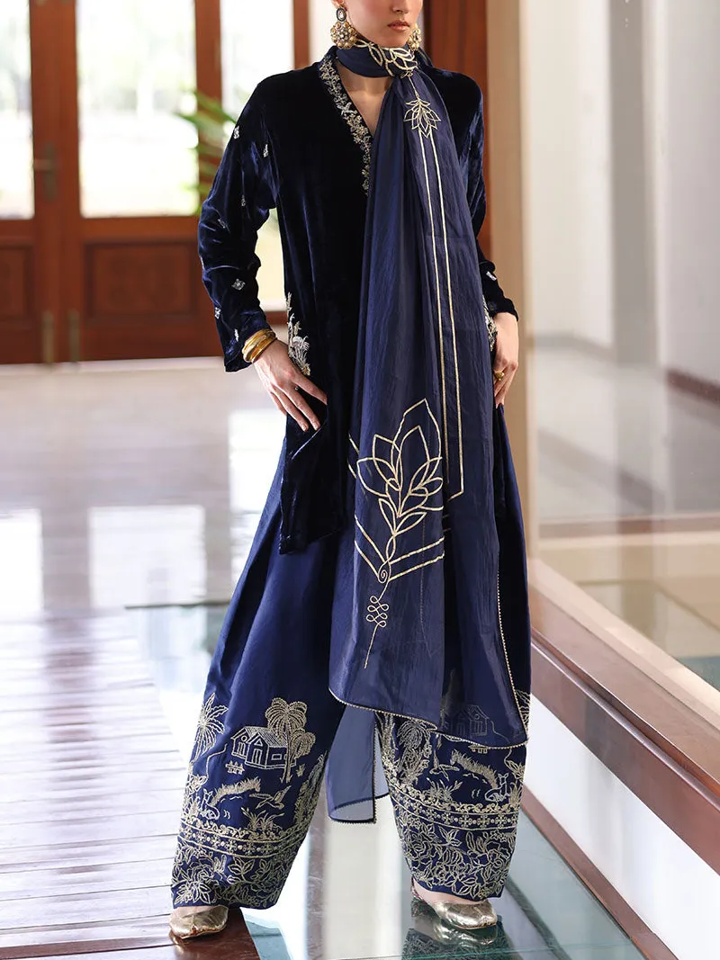 Vintage embroidered kaftan