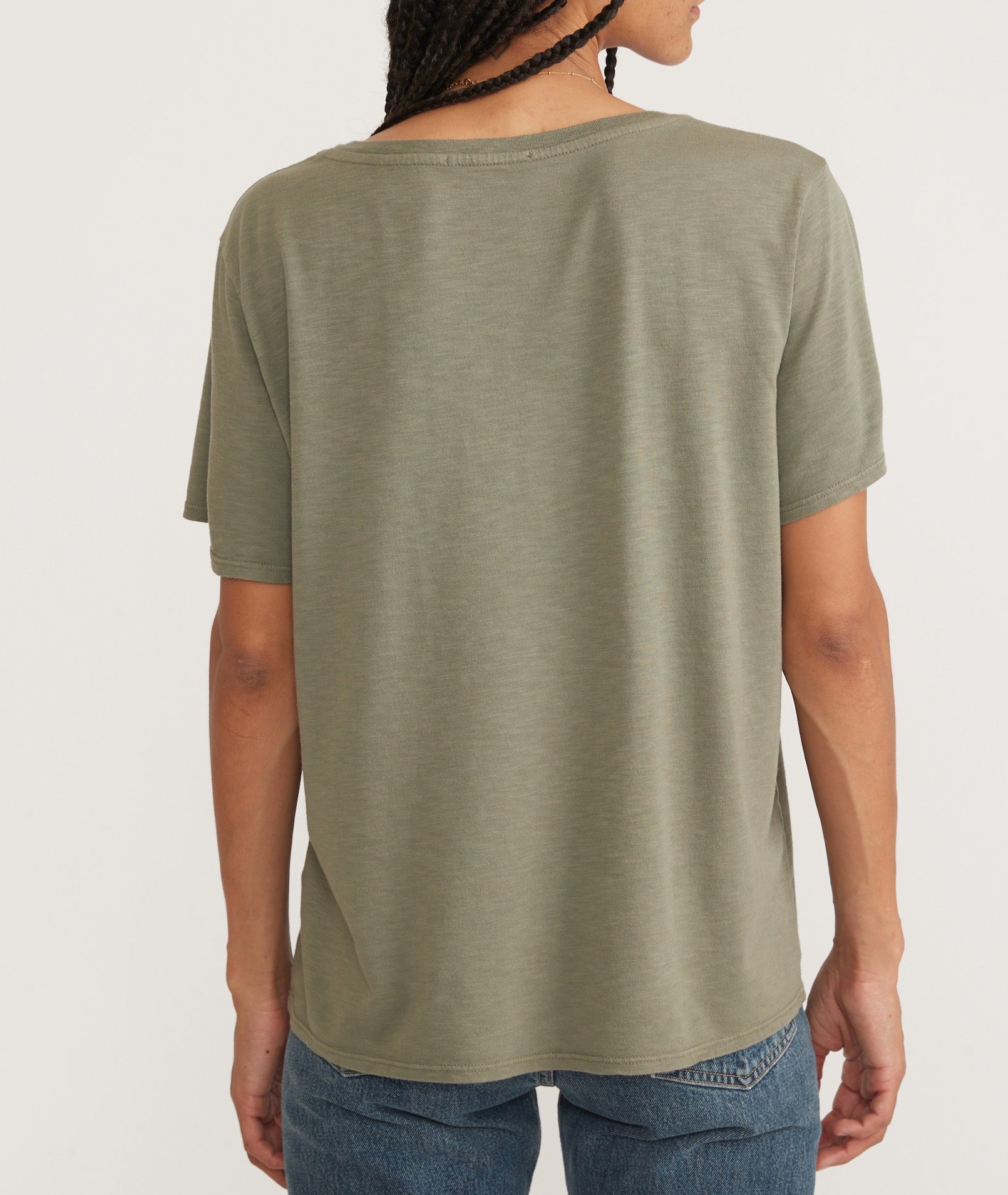 Vetiver V Neck Tee