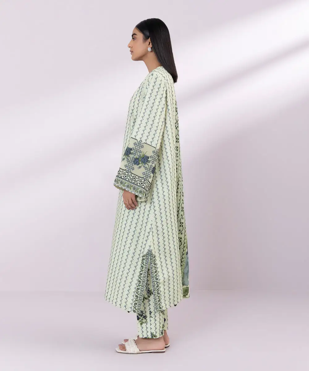 3 Piece - Embroidered Lawn Suit