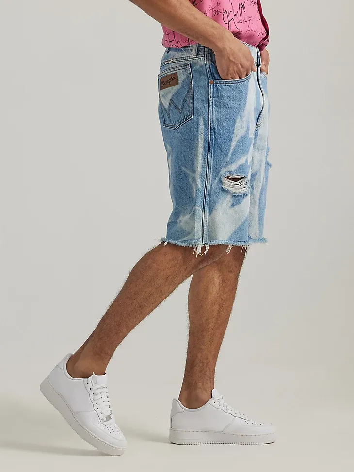 MEN'S LOOSE FIT DENIM SHORT IN BODARK