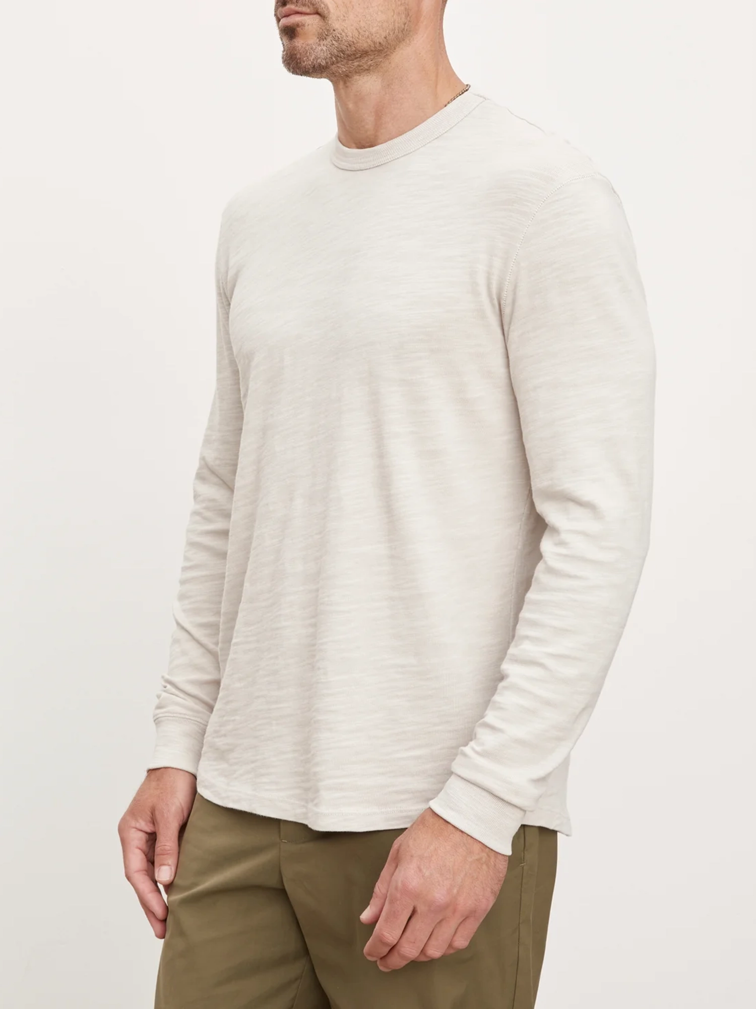 Sport Cotton Round Neck Long Sleeve T-Shirt