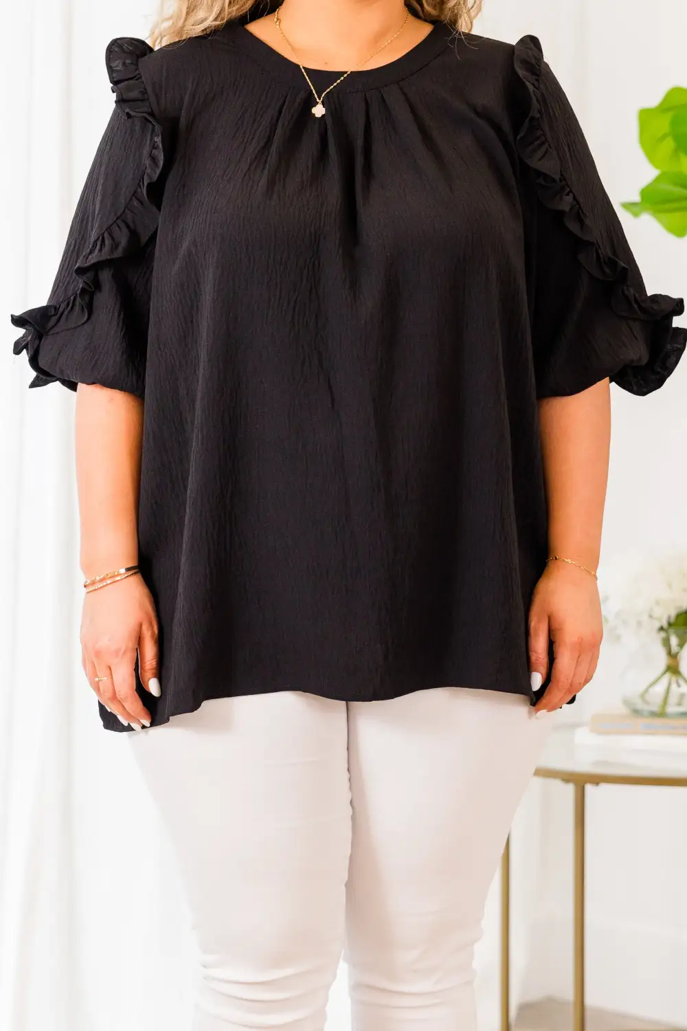 A New Girl Blouse, Black