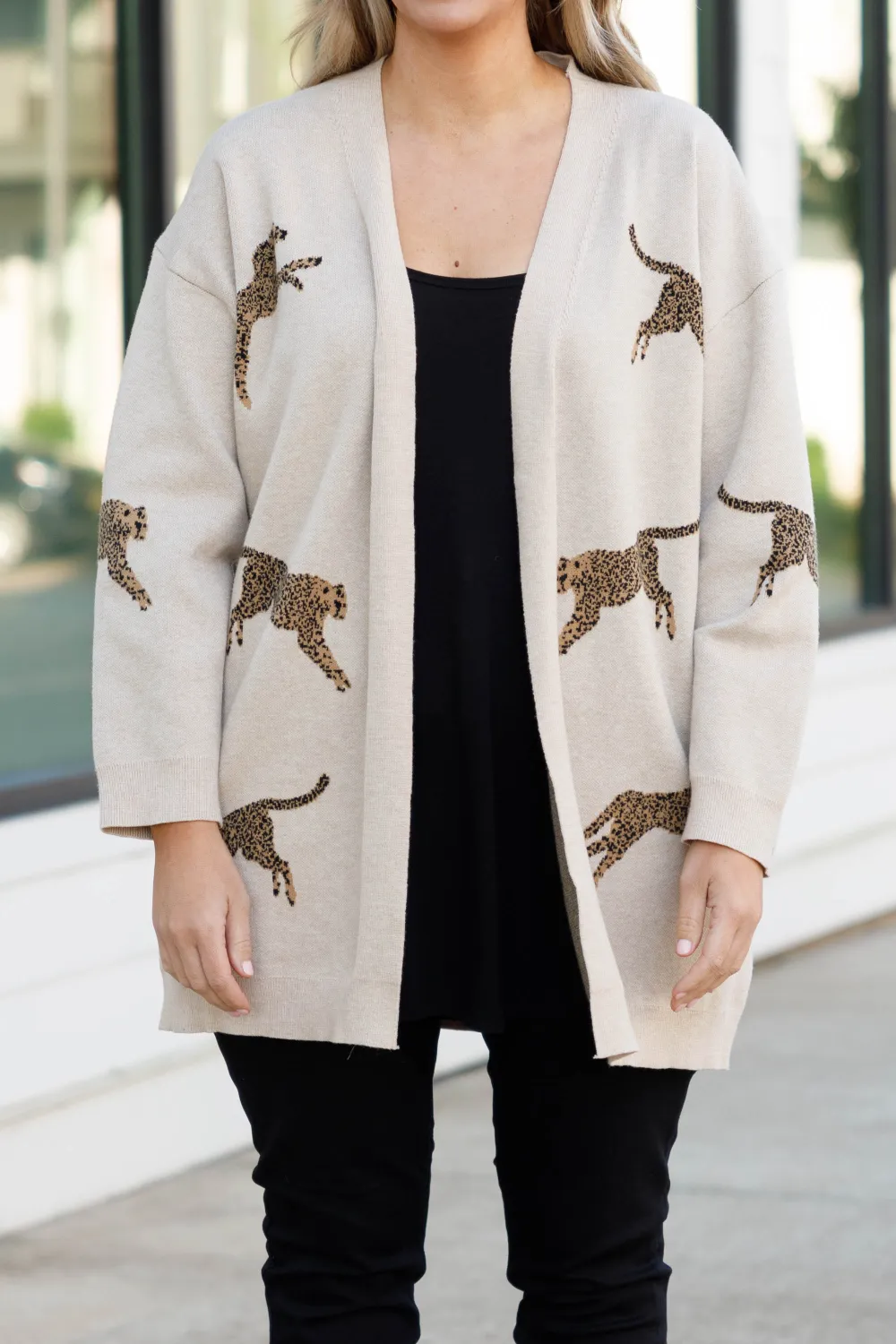 Mother Of The Jungle Cardigan, Oatmeal