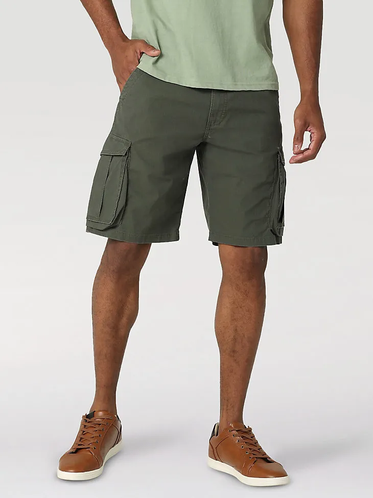 MEN'S FREE TO STRETCH RIPSTOP CARGO SHORT IN DEEP DEPTHS