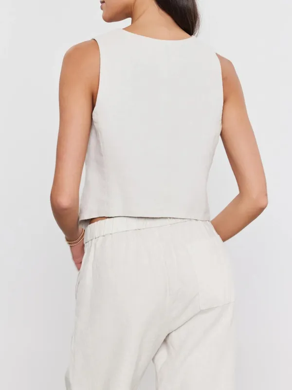 Mylie Heavy Linen Vest