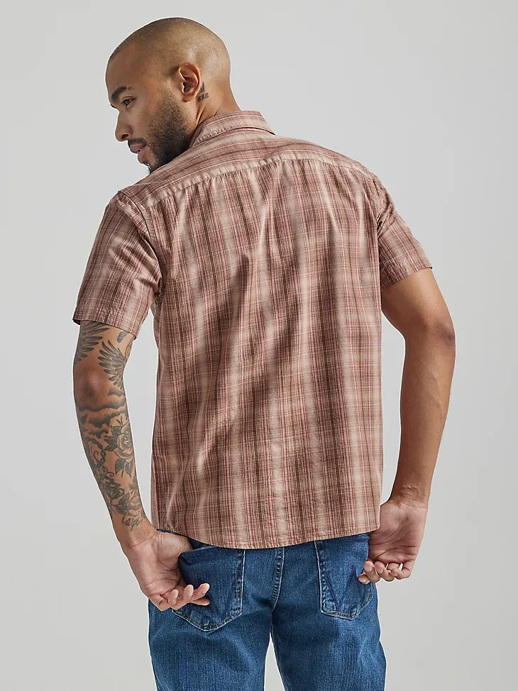 MEN'S EPIC SOFT™ PLAID SHORT SLEEVE SHIRT IN TROOPER