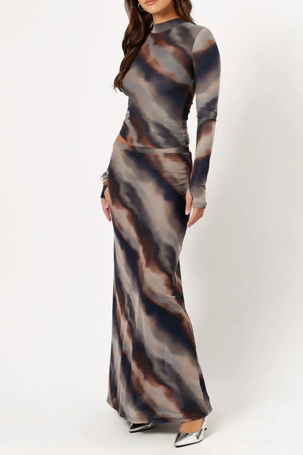 BEVERLY MAXI SKIRT - DUSK PRINT