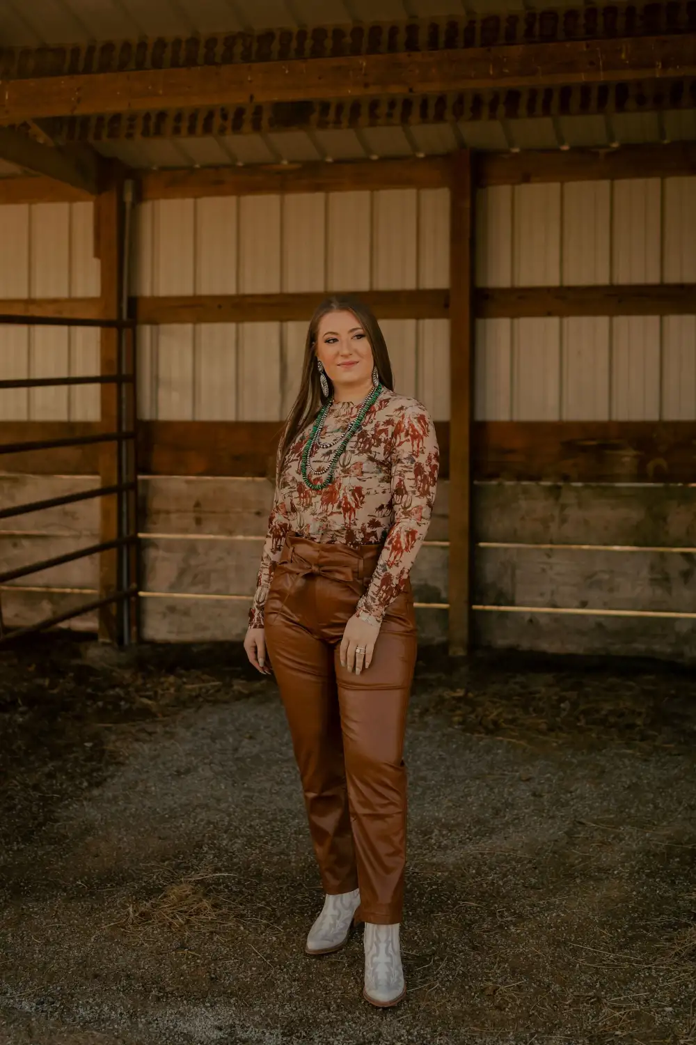 The Cowboy Up Mesh Top