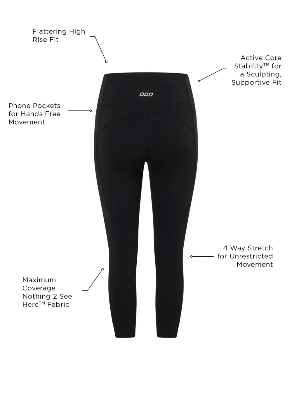 Amy Phone Pocket 7/8 Tech Leggings