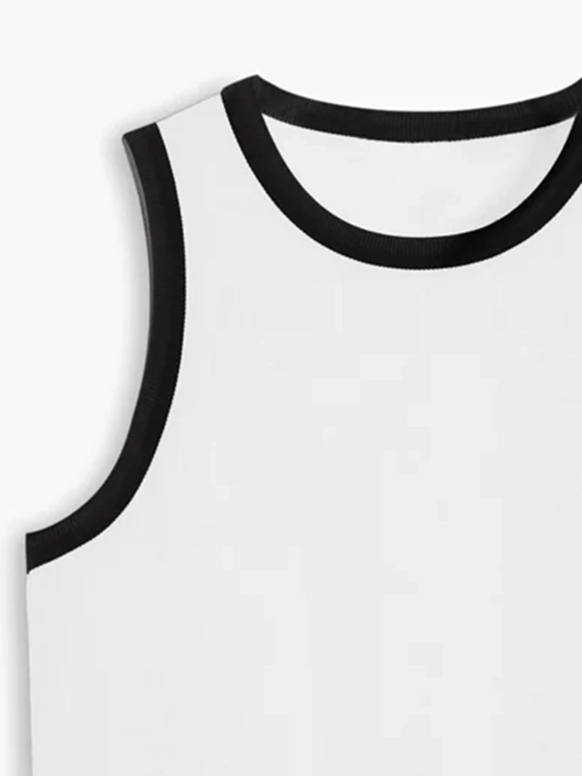 Worth A Million Contrast Trim Tank Top