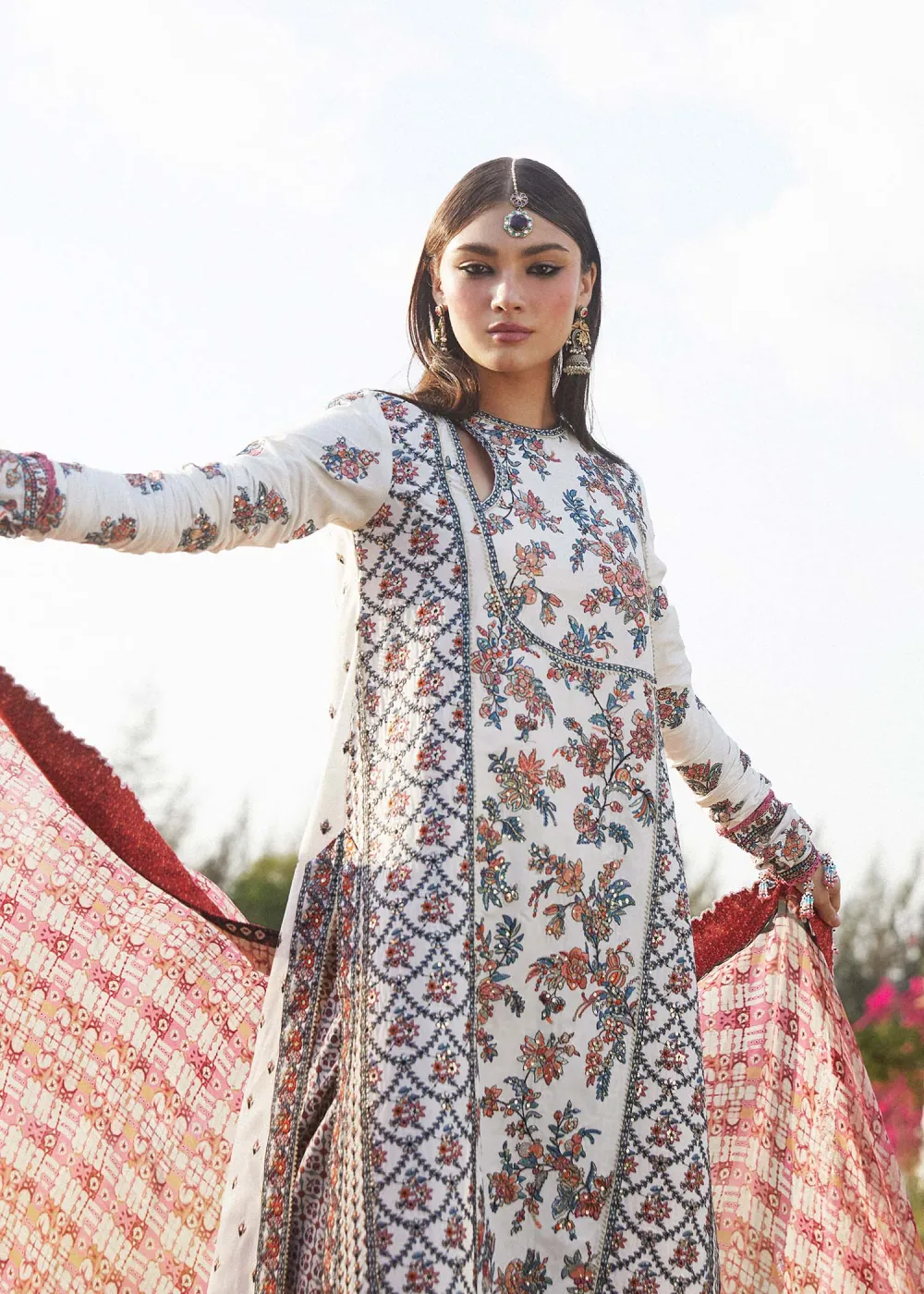 ELARA Embroidered Lawn