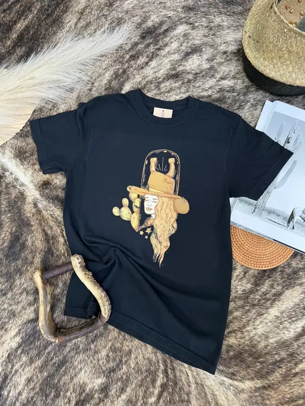 Cowgirl Luck Tee