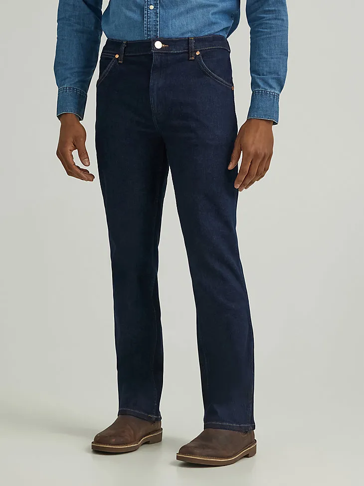 MEN'S WRANCHER JEAN IN WASHED DARK BLUE