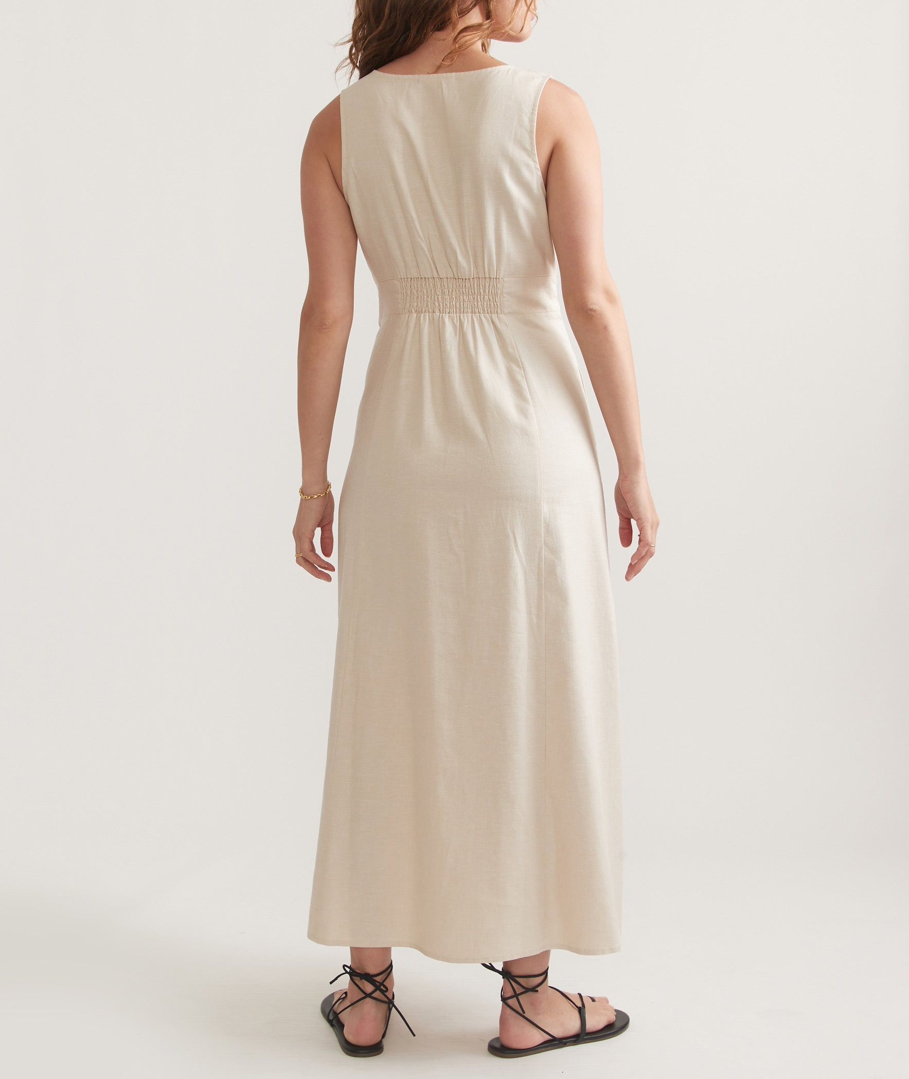 Antique White Camila Maxi Dress