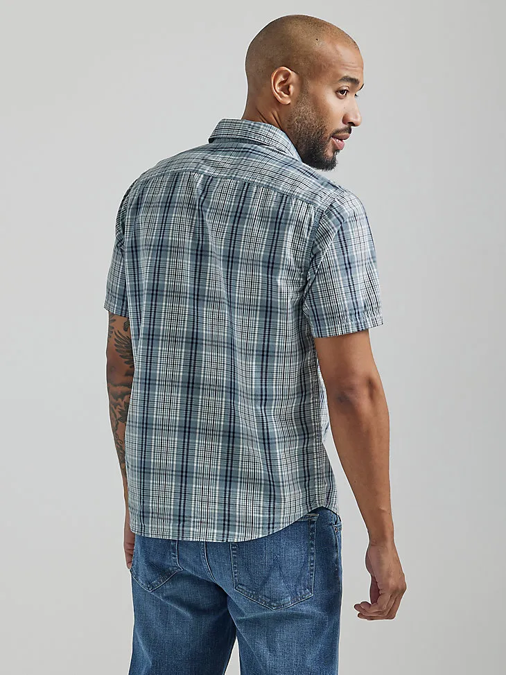 MEN'S EPIC SOFT™ PLAID SHORT SLEEVE SHIRT IN TROOPER