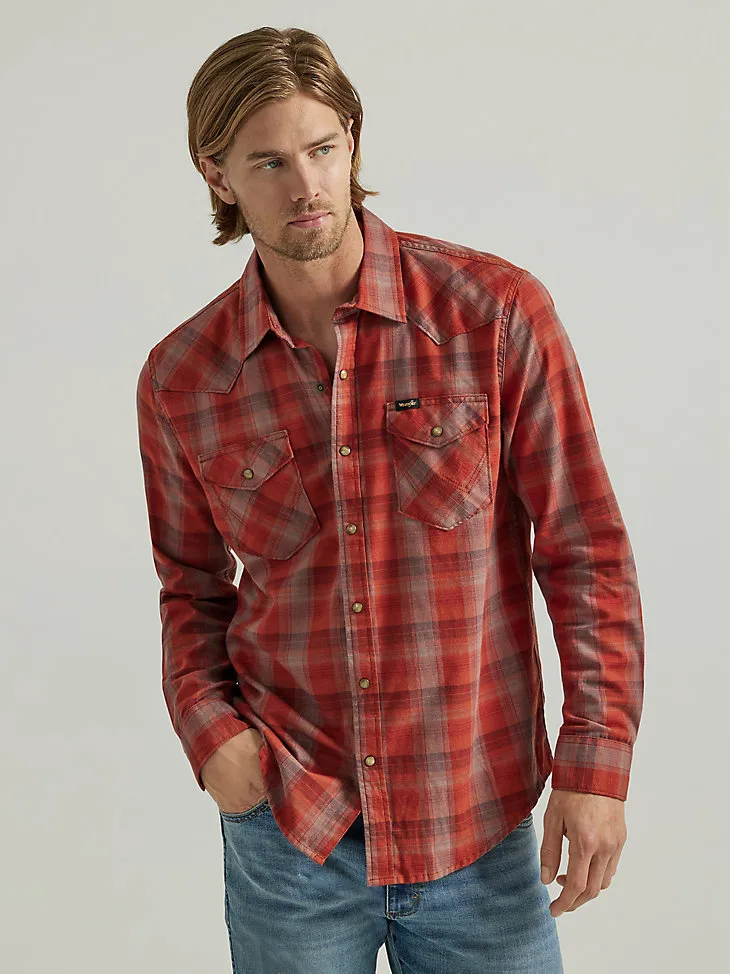 MEN'S BROKEN TWILL PLAID SHIRT IN LAUREL WREATH