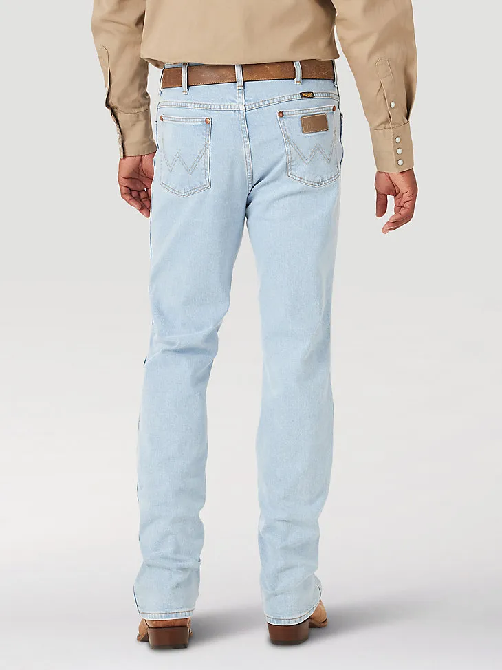 WRANGLER® COWBOY CUT® SLIM FIT ACTIVE FLEX JEANS IN BLEACH