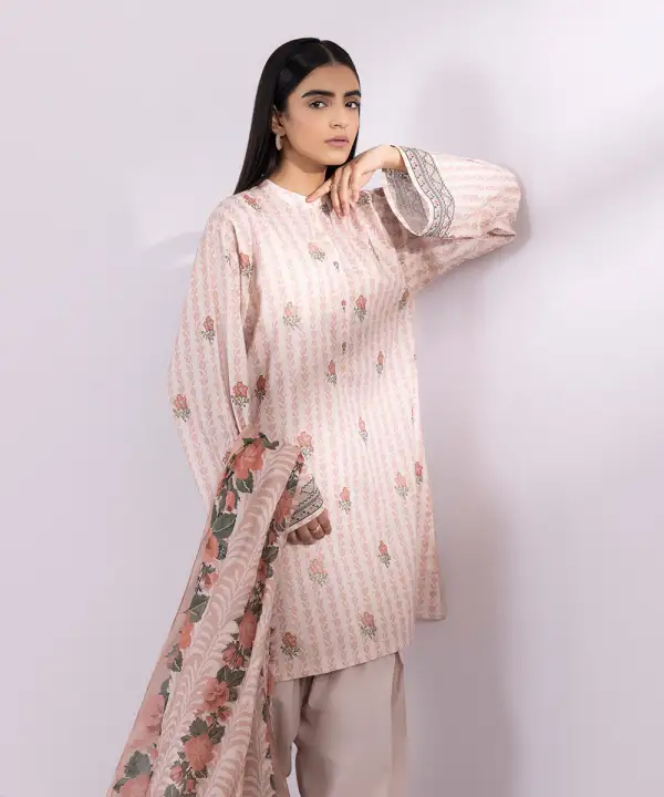 2 Piece - Embroidered Lawn Suit