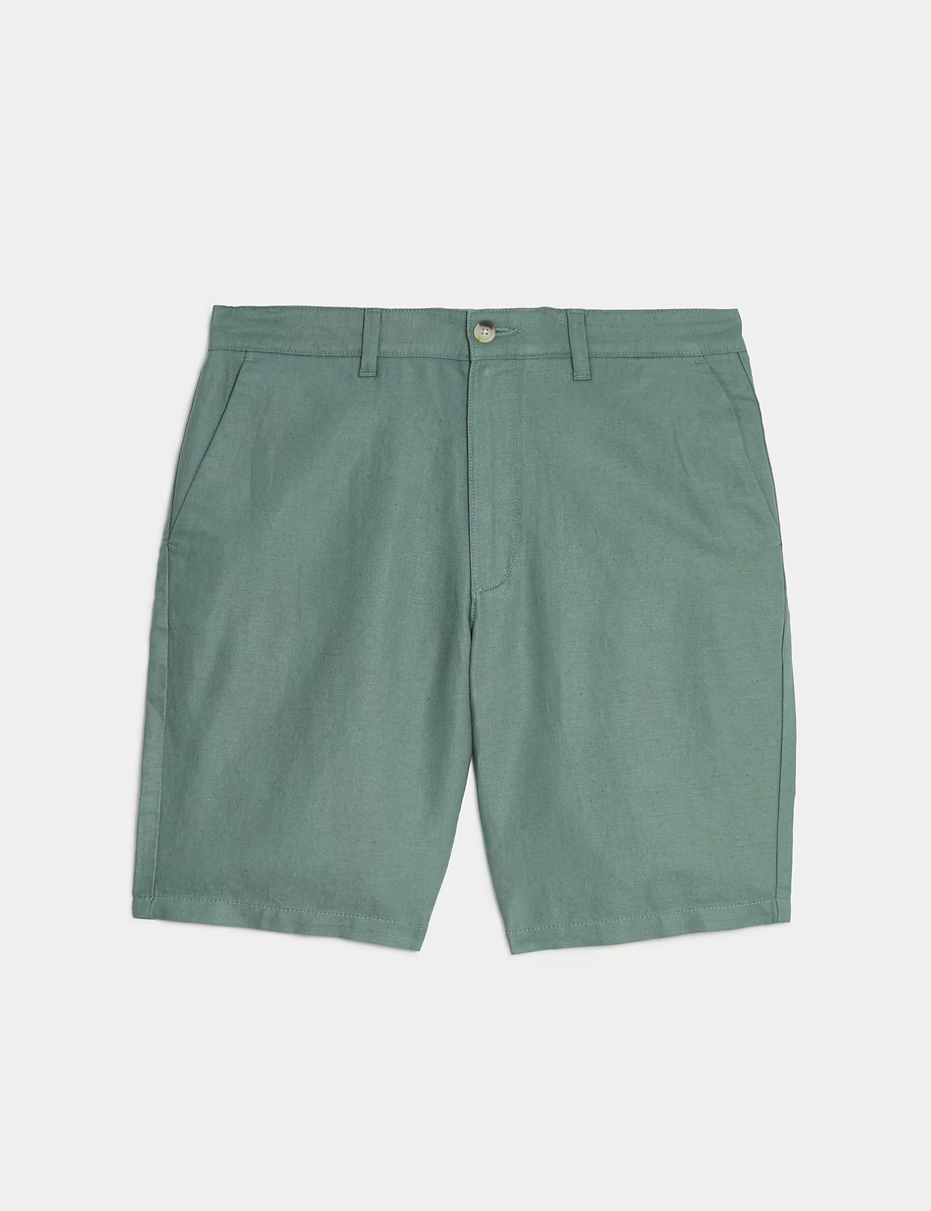 Linen Blend Chino Shorts