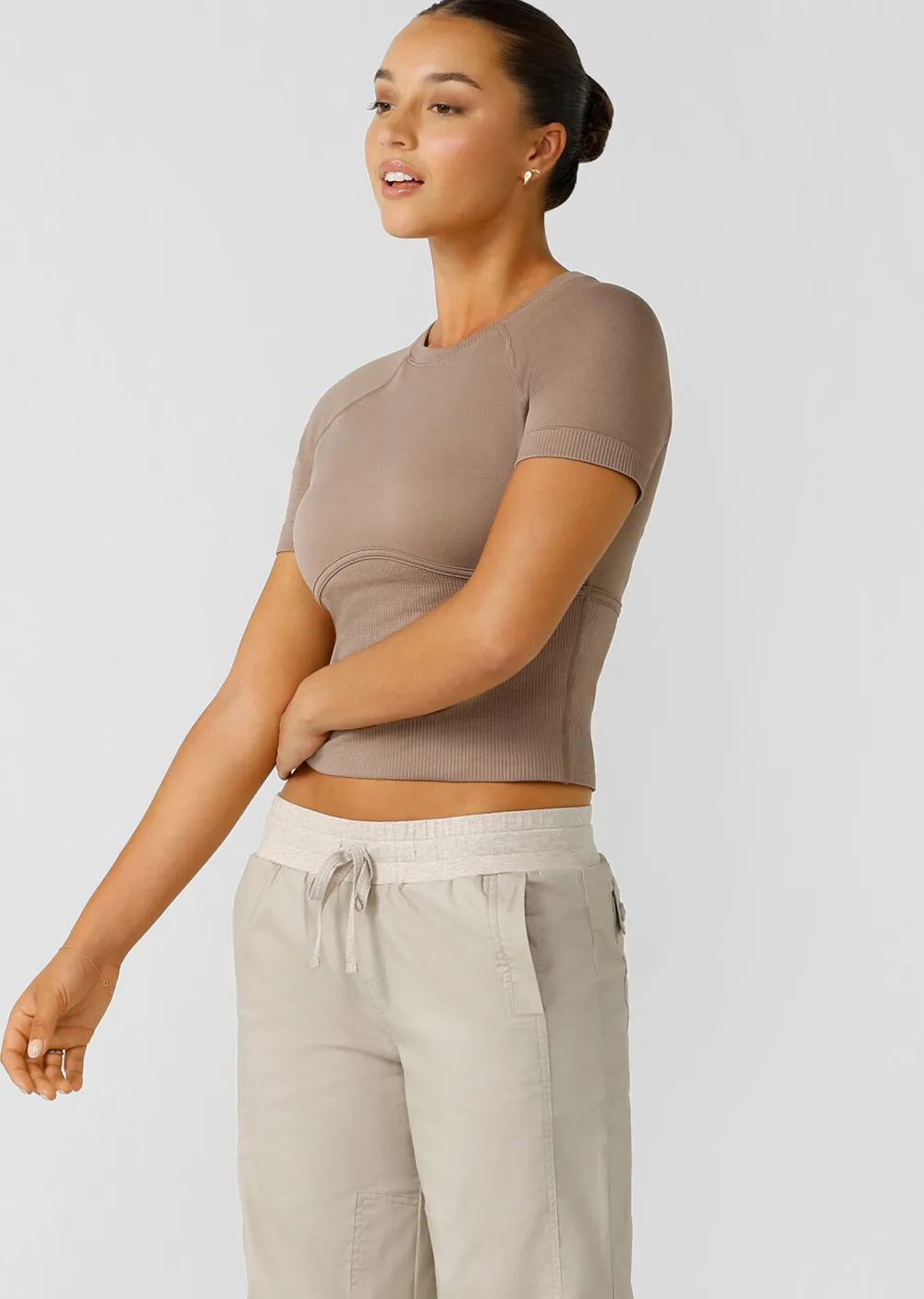 Seamless Contour Short Sleeve Top