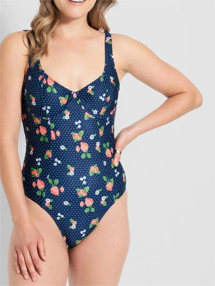 Floral Sexy One Piece Bathing Suit for Women