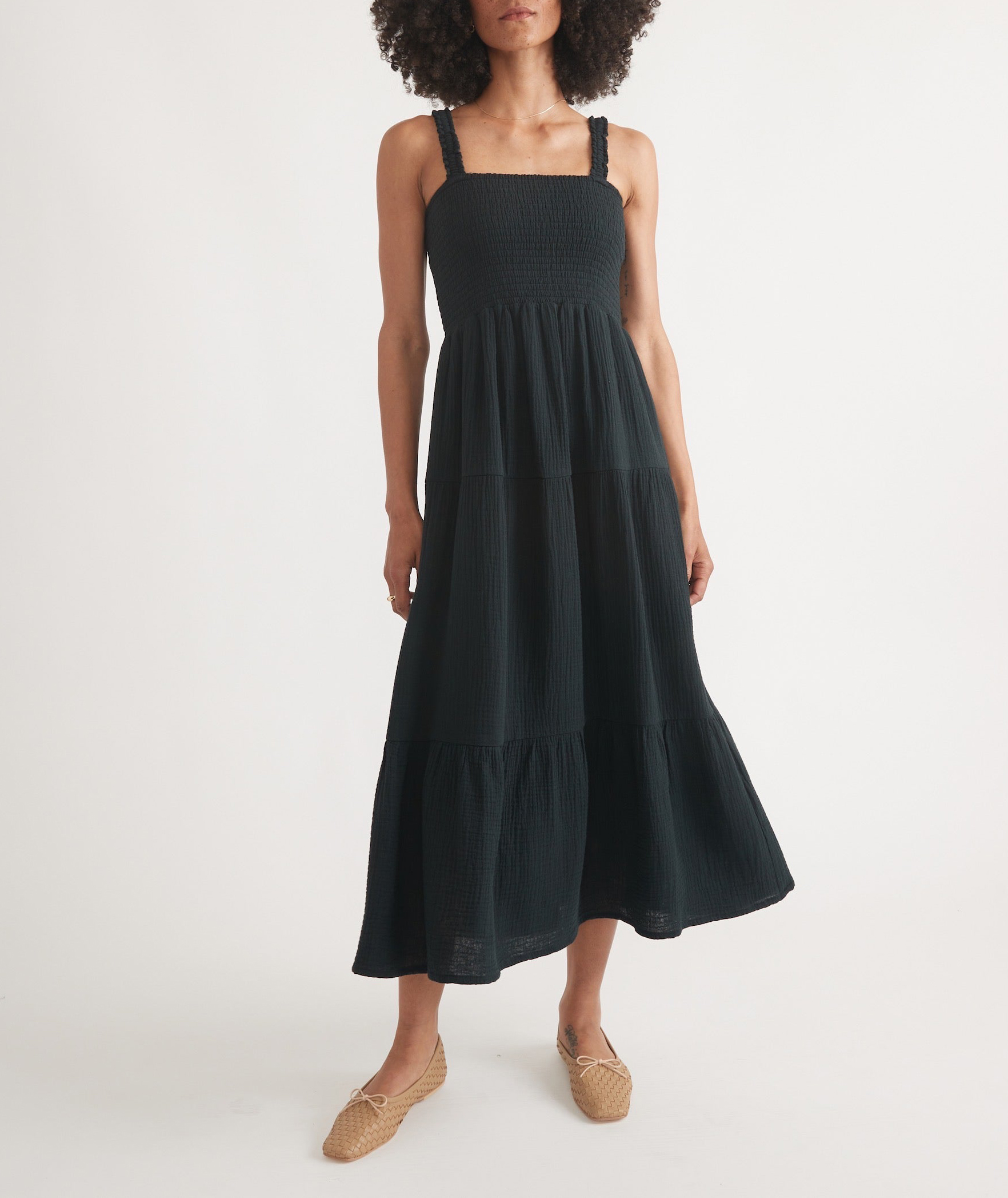 Black Selene Maxi Dress