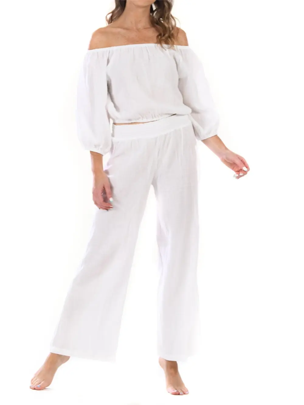 Bondi Set Pants / White