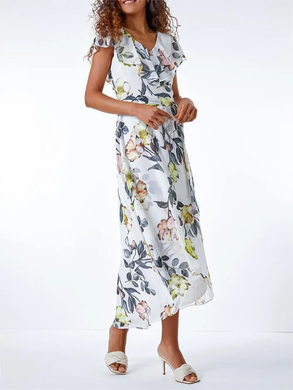 Long Floral Resort Dress