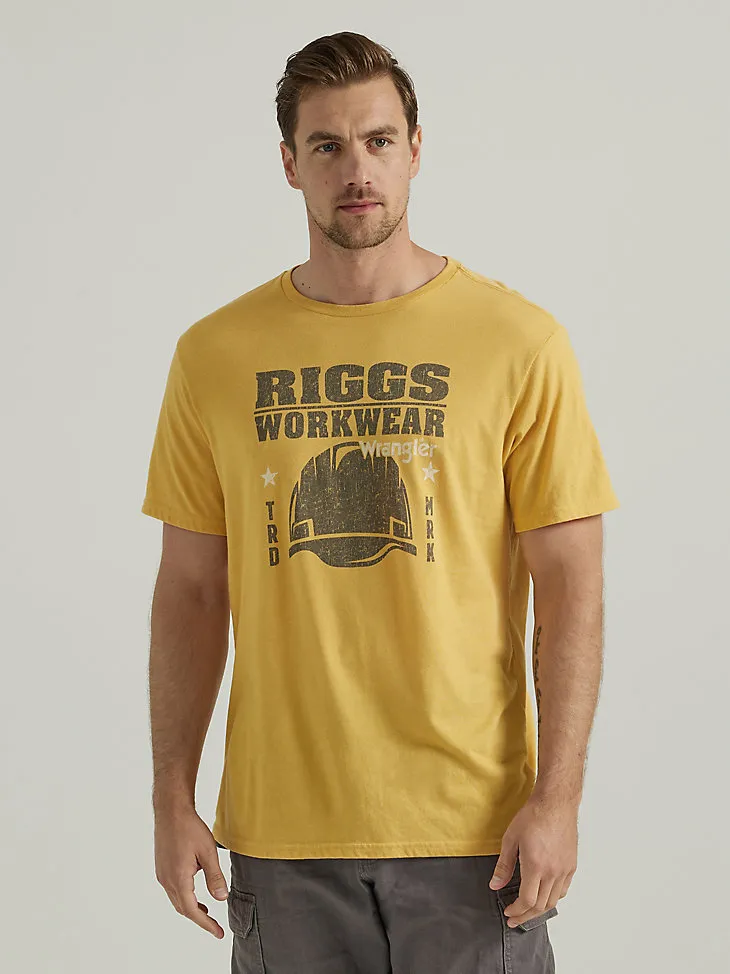 WRANGLER® RIGGS WORKWEAR® RELAXED FRONT GRAPHIC T-SHIRT IN MARSHMALLOW