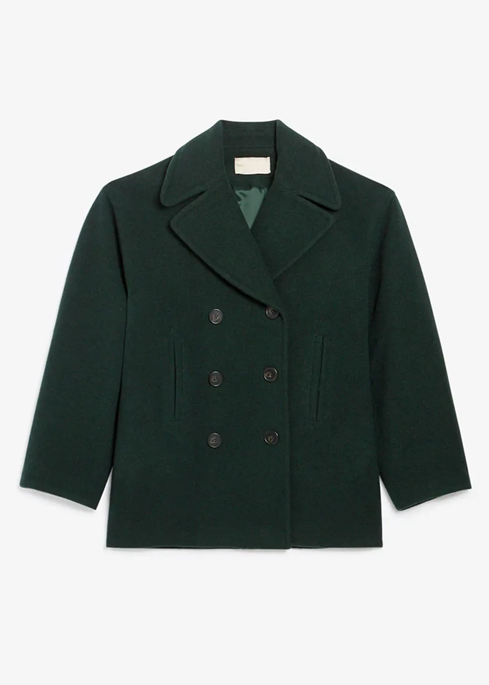 V Neck Buttons Front Berlin Coat